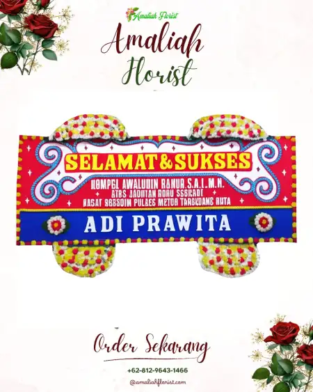 Papan Bunga Ucapan Selamat Kaimear